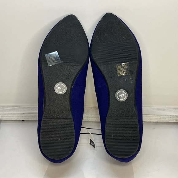 Purple suede ballet flats - Picture 5 of 7